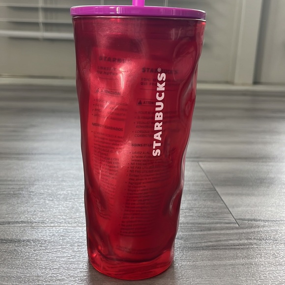 💗NWT💗Starbucks Glass Embossed Tumbler Red 18oz - Picture 8 of 8